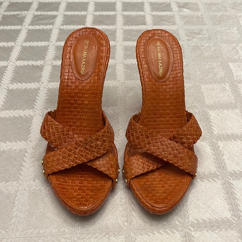 burnt orange dress sandals